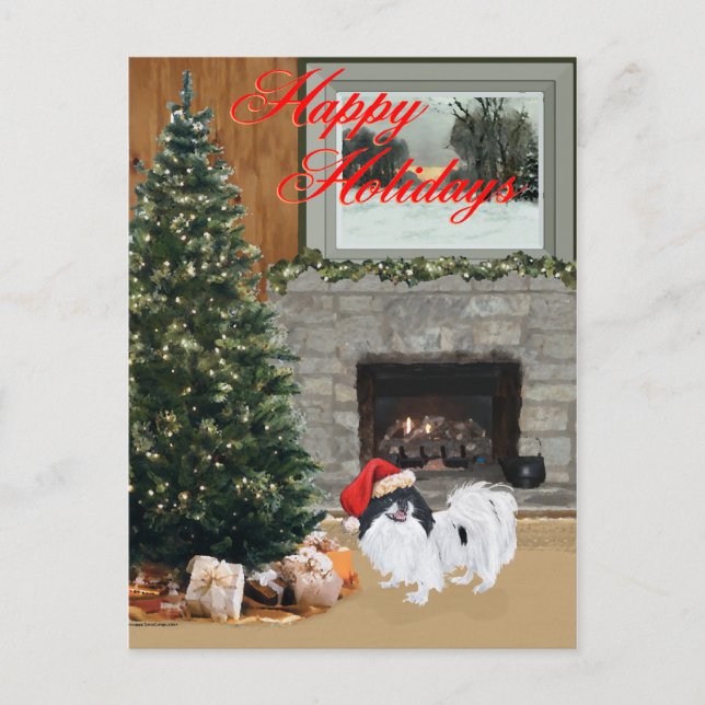 Cartes Pour Fêtes Annuelles Noël de Chin de Japonais (Devant)