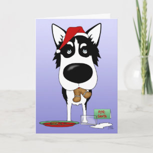 Cartes Pour Fêtes Annuelles Noël de costaud sibérien