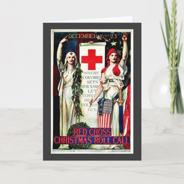 Cartes Pour Fêtes Annuelles Noël de Croix-Rouge (Devant)