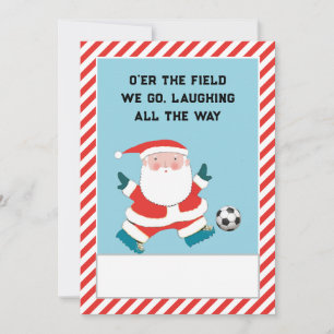 Cartes Pour Fêtes Annuelles Noël de football