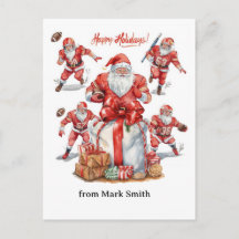 Noël de football avec le Père Noël