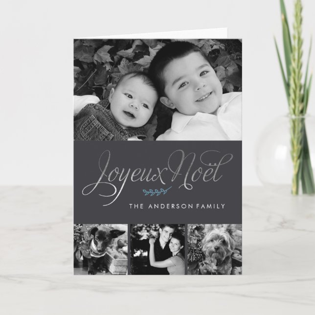 Cartes Pour Fêtes Annuelles Noël de Français de Joyeux Noel (Devant)