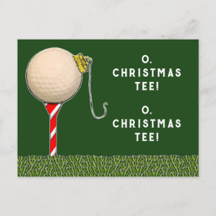 Cartes Pour Fêtes Annuelles Noël de golf
