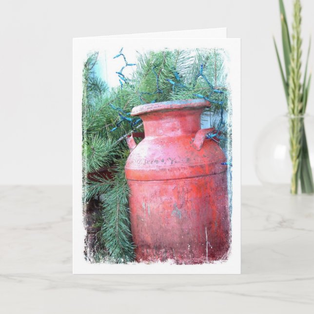 Cartes Pour Fêtes Annuelles Noël de la boîte de lait (Devant)