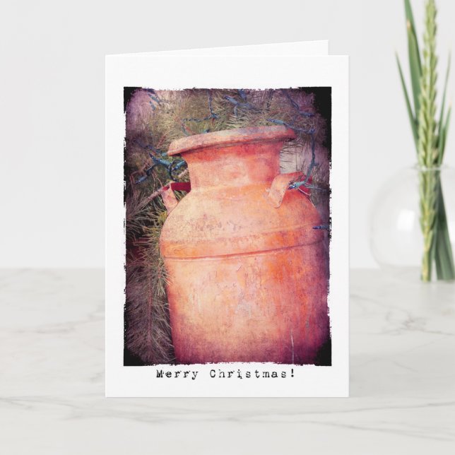 Cartes Pour Fêtes Annuelles Noël de la boîte de lait (Devant)
