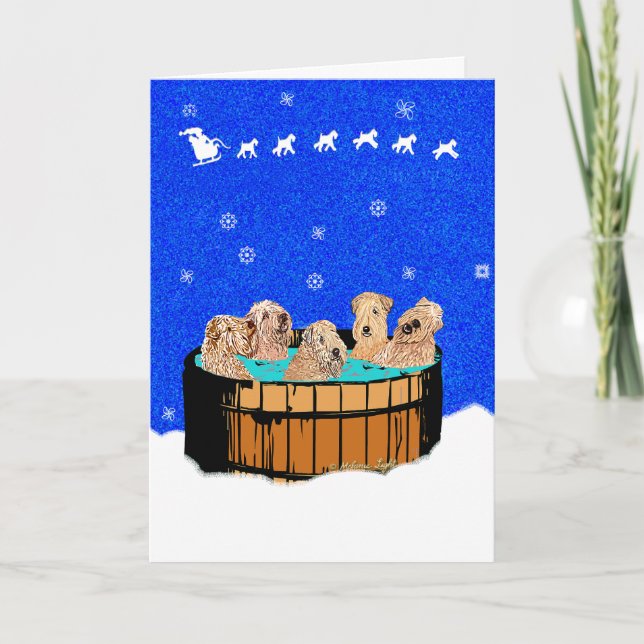 Cartes Pour Fêtes Annuelles NOËL de la CALIFORNIE DU NORD - customisé (Devant)