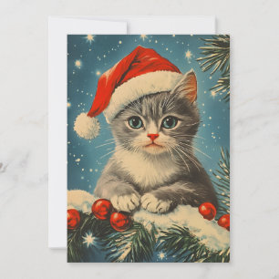 Cartes Pour Fêtes Annuelles Noël de la chèvre grise