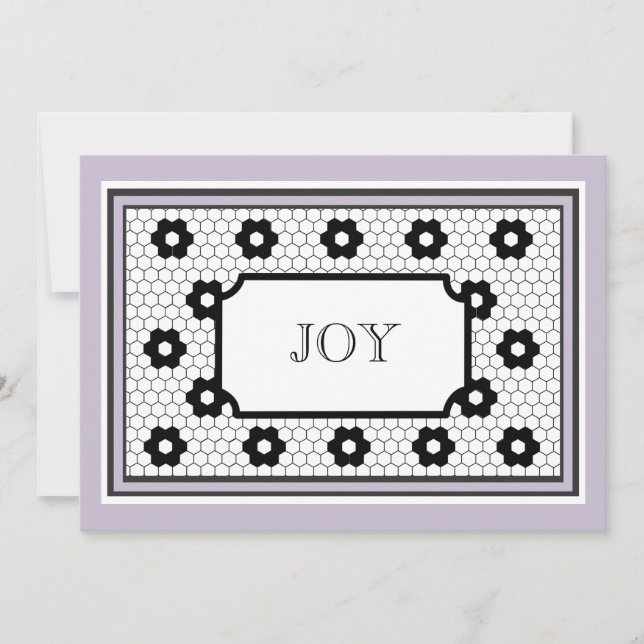 Cartes Pour Fêtes Annuelles Noël de la joie catholique (Devant)
