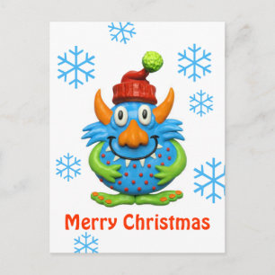 Cartes Pour Fêtes Annuelles Noël de monstre repéré par bonbon
