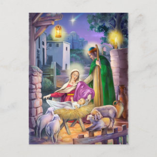 Cartes Pour Fêtes Annuelles Noël de nativité