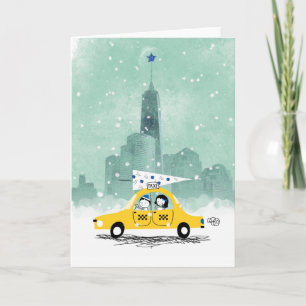 Cartes Pour Fêtes Annuelles Noël de New York