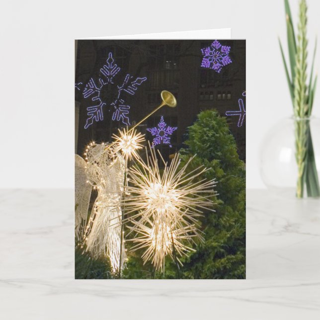 Cartes Pour Fêtes Annuelles Noël de New York City (Devant)