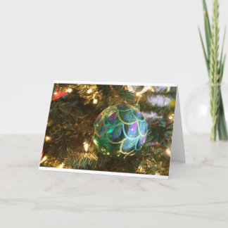 Cartes Pour Fêtes Annuelles Noël de paon