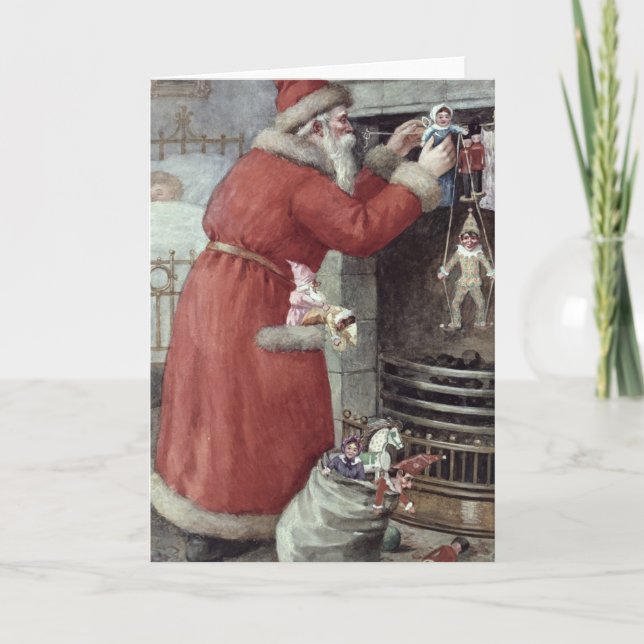 Cartes Pour Fêtes Annuelles Noël de père (Devant)