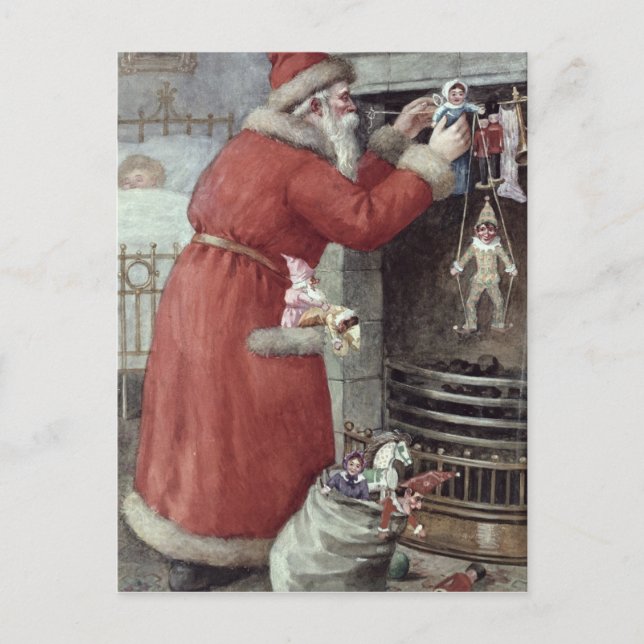 Cartes Pour Fêtes Annuelles Noël de père (Devant)