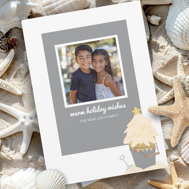 Cartes Pour Fêtes Annuelles Noël de plage (Créateur téléchargé)