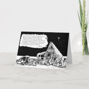 Cartes Pour Fêtes Annuelles Noël de Shakespeare