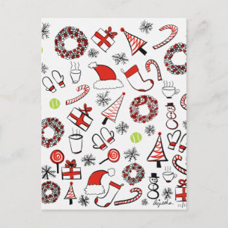 Cartes Pour Fêtes Annuelles Noël de tennis