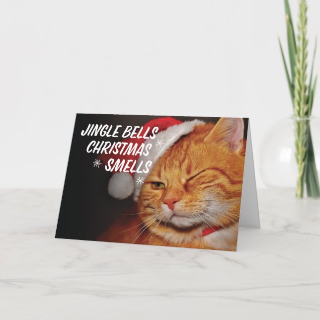 Cartes Pour Fêtes Annuelles Noël de tintements du carillon sent Noël (Devant)
