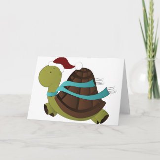 Cartes Pour Fêtes Annuelles Noël de tortue
