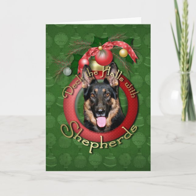 Cartes Pour Fêtes Annuelles Noël - Deck the Halls - Bergers - Kuno (Devant)