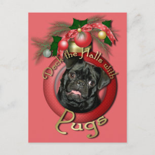 Cartes Pour Fêtes Annuelles Noël - Deck the Halls - Carlins - Ruffy