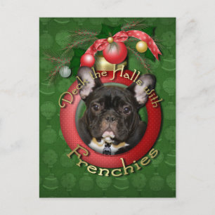 Cartes Pour Fêtes Annuelles Noël - Deck the Halls - Français - Turquoise