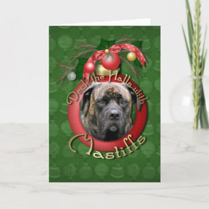 Cartes Pour Fêtes Annuelles Noël - Deck the Halls - Mastiffs - Cyclone