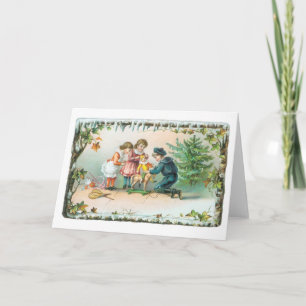 Cartes Pour Fêtes Annuelles Noël démodé