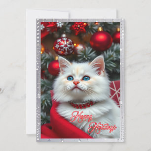 Cartes Pour Fêtes Annuelles Noël des Catlovers simples
