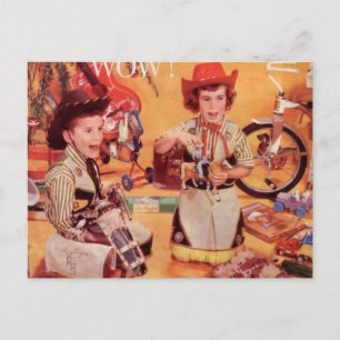 Cartes Pour Fêtes Annuelles Noël des cowboys