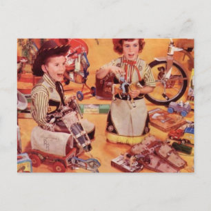 Cartes Pour Fêtes Annuelles Noël des cowboys