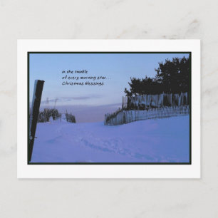 Cartes Pour Fêtes Annuelles Noël d'étoile de matin