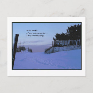Cartes Pour Fêtes Annuelles Noël d'étoile de matin
