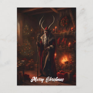 Cartes Pour Fêtes Annuelles Noël d'horreur Père Noël