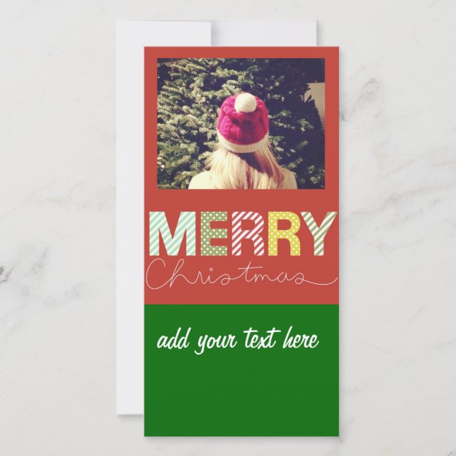 Cartes Pour Fêtes Annuelles Noël d'instagram (Devant)
