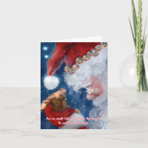 Cartes Pour Fêtes Annuelles Noël d'orang-outan du père noël