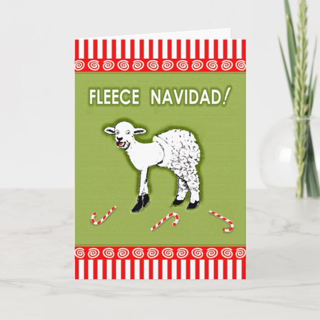 Cartes Pour Fêtes Annuelles Noël drôle (Devant)