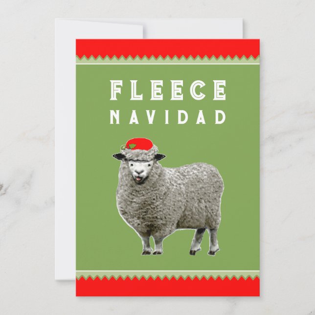 Cartes Pour Fêtes Annuelles Noël drôle (Devant)
