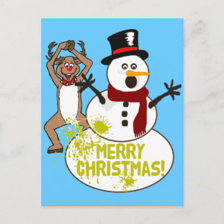 Cartes Pour Fêtes Annuelles Noël drôle