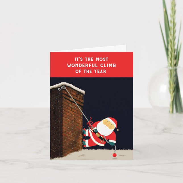 Cartes Pour Fêtes Annuelles Noël drôle (Devant)