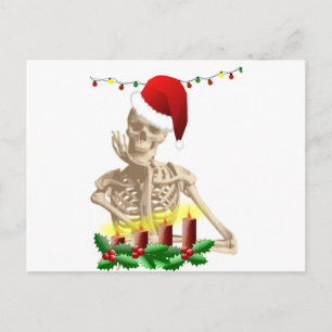 Cartes Pour Fêtes Annuelles noël du crâne