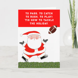 Cartes Pour Fêtes Annuelles Noël du football
