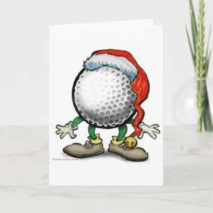 Cartes Pour Fêtes Annuelles Noël du golf