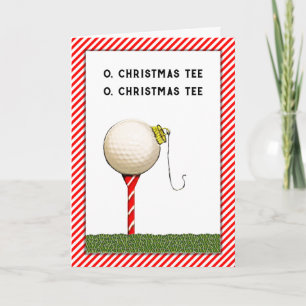 Cartes Pour Fêtes Annuelles Noël du golf