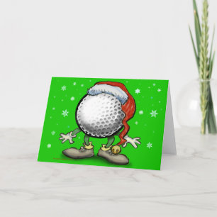 Cartes Pour Fêtes Annuelles Noël du golf