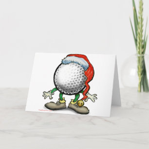 Cartes Pour Fêtes Annuelles Noël du golf