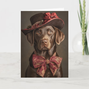 Cartes Pour Fêtes Annuelles Noël du laboratoire de chocolat victorien