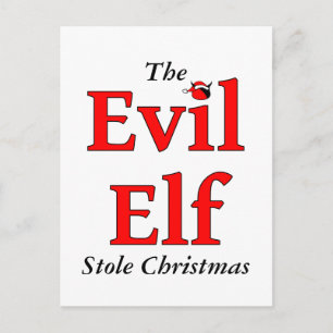 Cartes Pour Fêtes Annuelles Noël du mal aux elfes