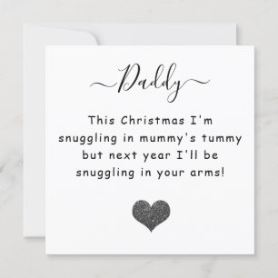 Cartes Pour Fêtes Annuelles Noël du papa de bosse à être